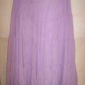 Linea by Louis Dell'Olio 4-Tier Crinkle Boho Skirt